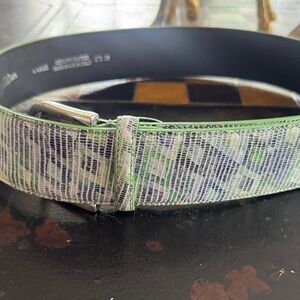 The Tailored Sportsman Green and Blue Belt. New! Size large